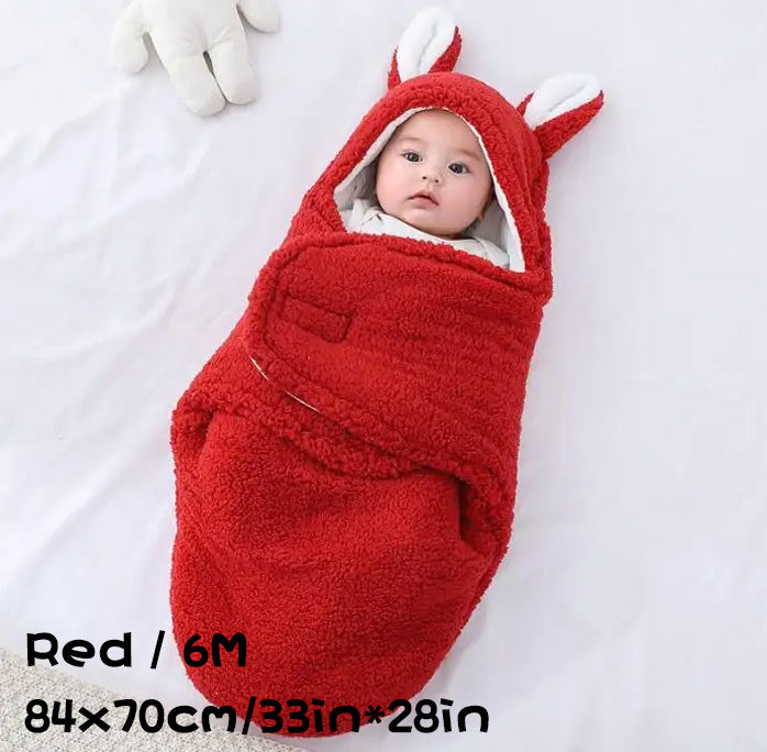 Sac de Couchage Bébé Ultra Doux – Couverture Nid d’Ange en Polaire Molletonnée