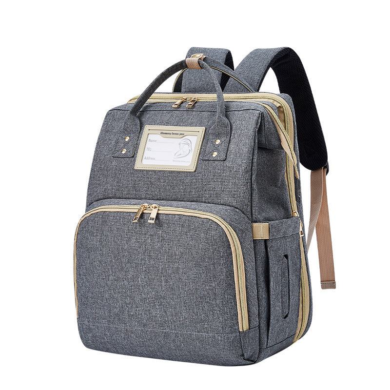 Sac à dos maman portable multifonction à double bretelles