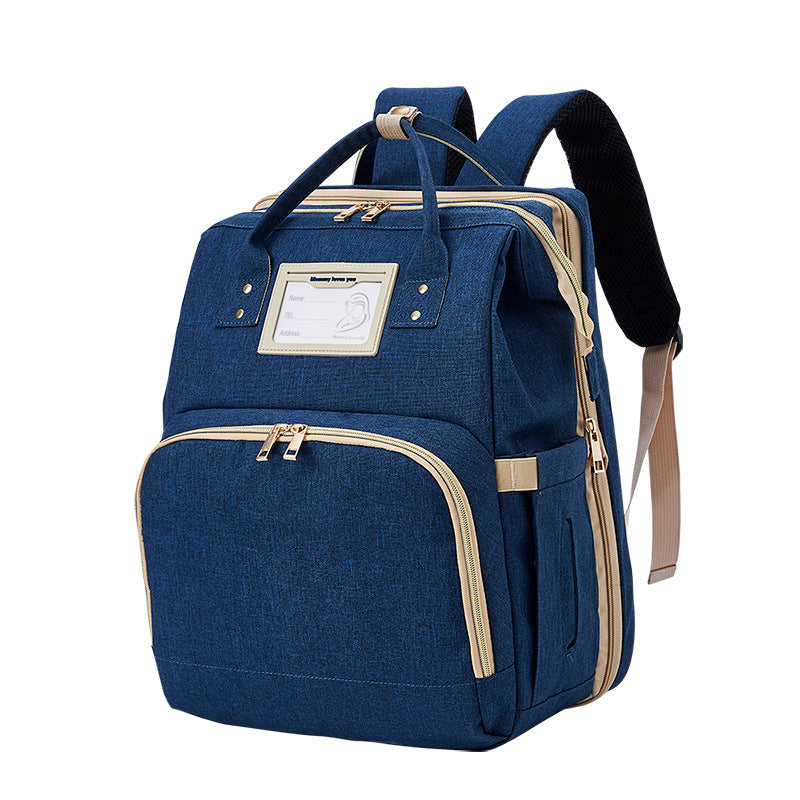Sac à dos maman portable multifonction à double bretelles