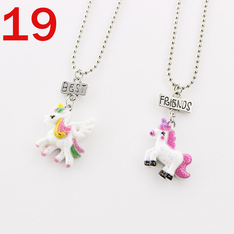 Collier Licorne – Création Européenne et Américaine pour Meilleures Amies