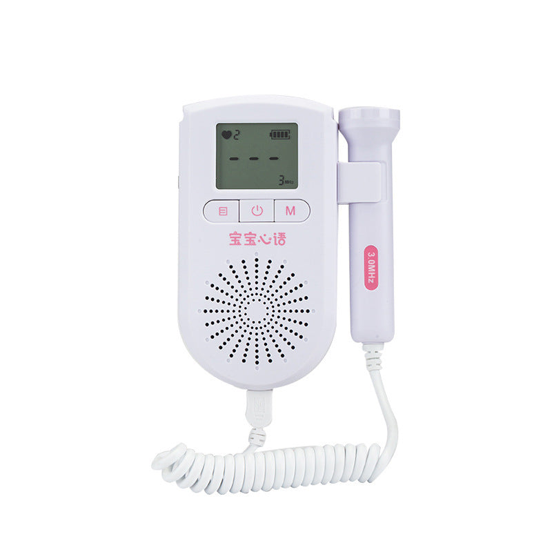 Moniteur de Rythme Cardiaque Fœtal – Détecteur de Battements de Cœur pour Bébé – Utilisation à Domicile pendant la Grossesse