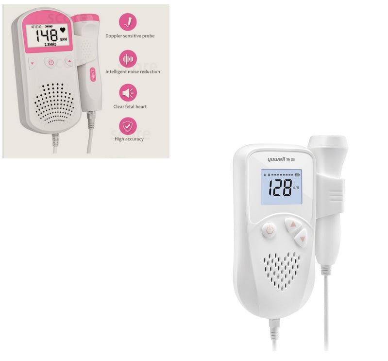 Moniteur de Rythme Cardiaque Fœtal – Détecteur de Battements de Cœur pour Bébé – Utilisation à Domicile pendant la Grossesse