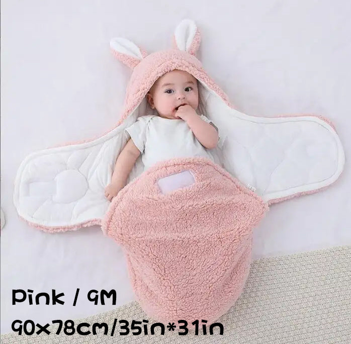 Sac de Couchage Bébé Ultra Doux – Couverture Nid d’Ange en Polaire Molletonnée