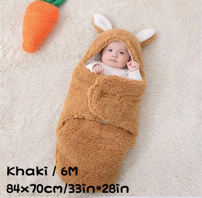 Sac de Couchage Bébé Ultra Doux – Couverture Nid d’Ange en Polaire Molletonnée