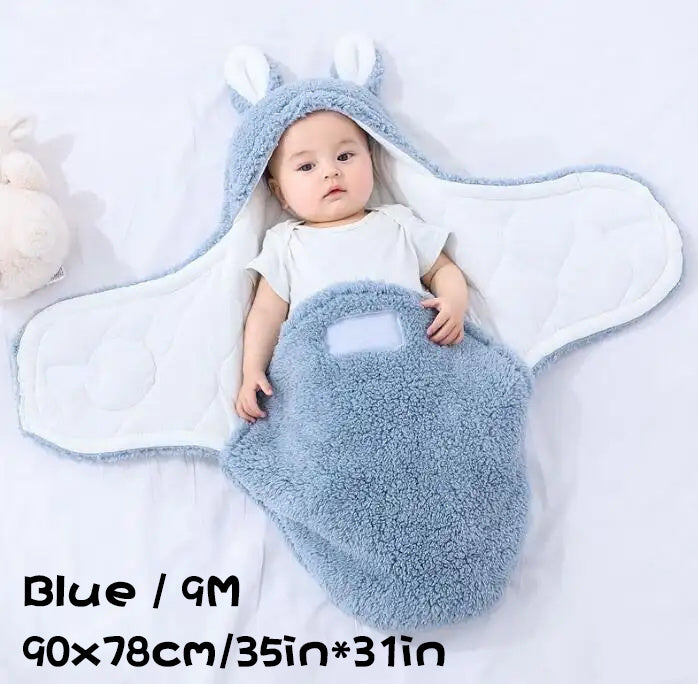 Sac de Couchage Bébé Ultra Doux – Couverture Nid d’Ange en Polaire Molletonnée