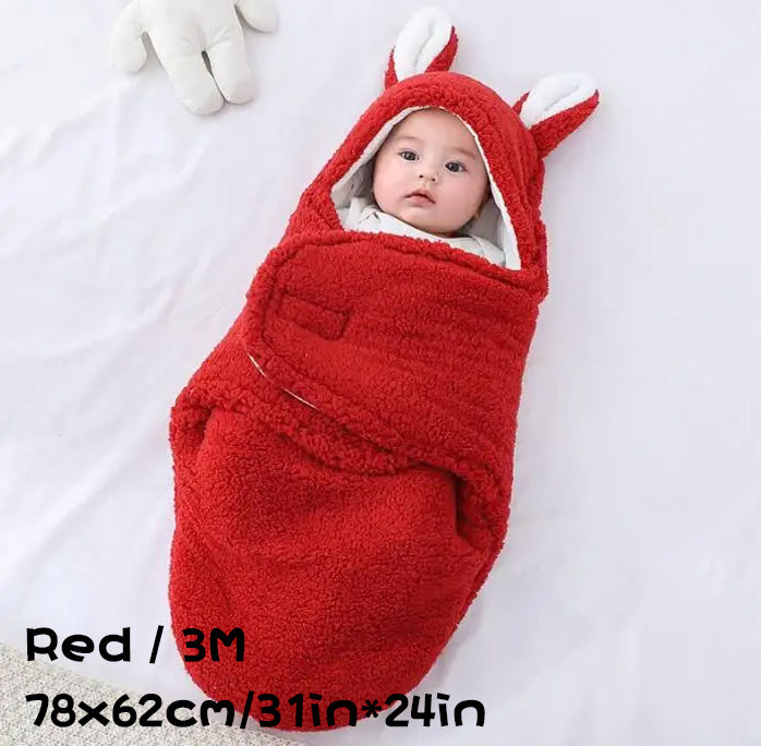 Sac de Couchage Bébé Ultra Doux – Couverture Nid d’Ange en Polaire Molletonnée