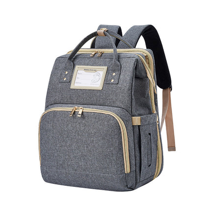 Sac à dos maman portable multifonction à double bretelles