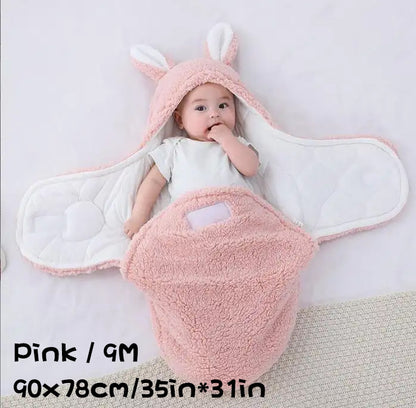 Sac de Couchage Bébé Ultra Doux – Couverture Nid d’Ange en Polaire Molletonnée
