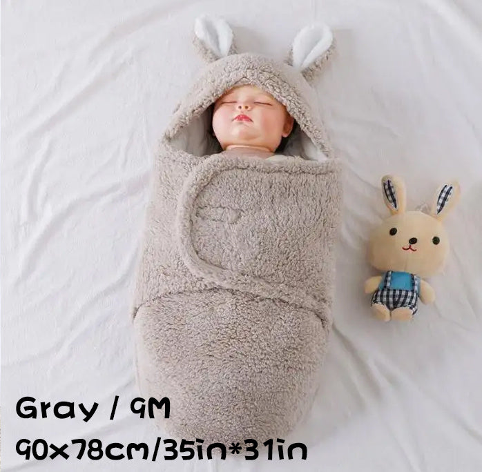 Sac de Couchage Bébé Ultra Doux – Couverture Nid d’Ange en Polaire Molletonnée