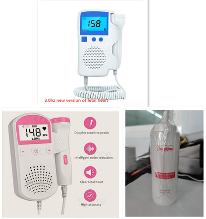 Moniteur de Rythme Cardiaque Fœtal – Détecteur de Battements de Cœur pour Bébé – Utilisation à Domicile pendant la Grossesse