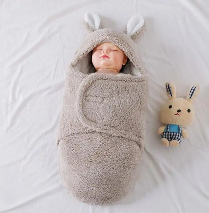 Sac de Couchage Bébé Ultra Doux – Couverture Nid d’Ange en Polaire Molletonnée