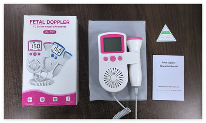 Moniteur de Rythme Cardiaque Fœtal – Détecteur de Battements de Cœur pour Bébé – Utilisation à Domicile pendant la Grossesse