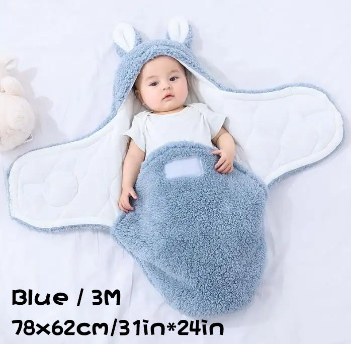 Sac de Couchage Bébé Ultra Doux – Couverture Nid d’Ange en Polaire Molletonnée