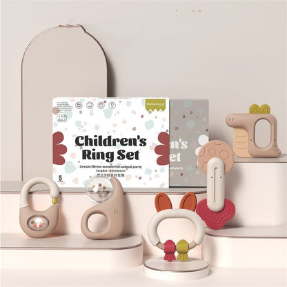Coffret cadeau de gel dentaire pour bébé – Ensemble de gel doux avec jouets