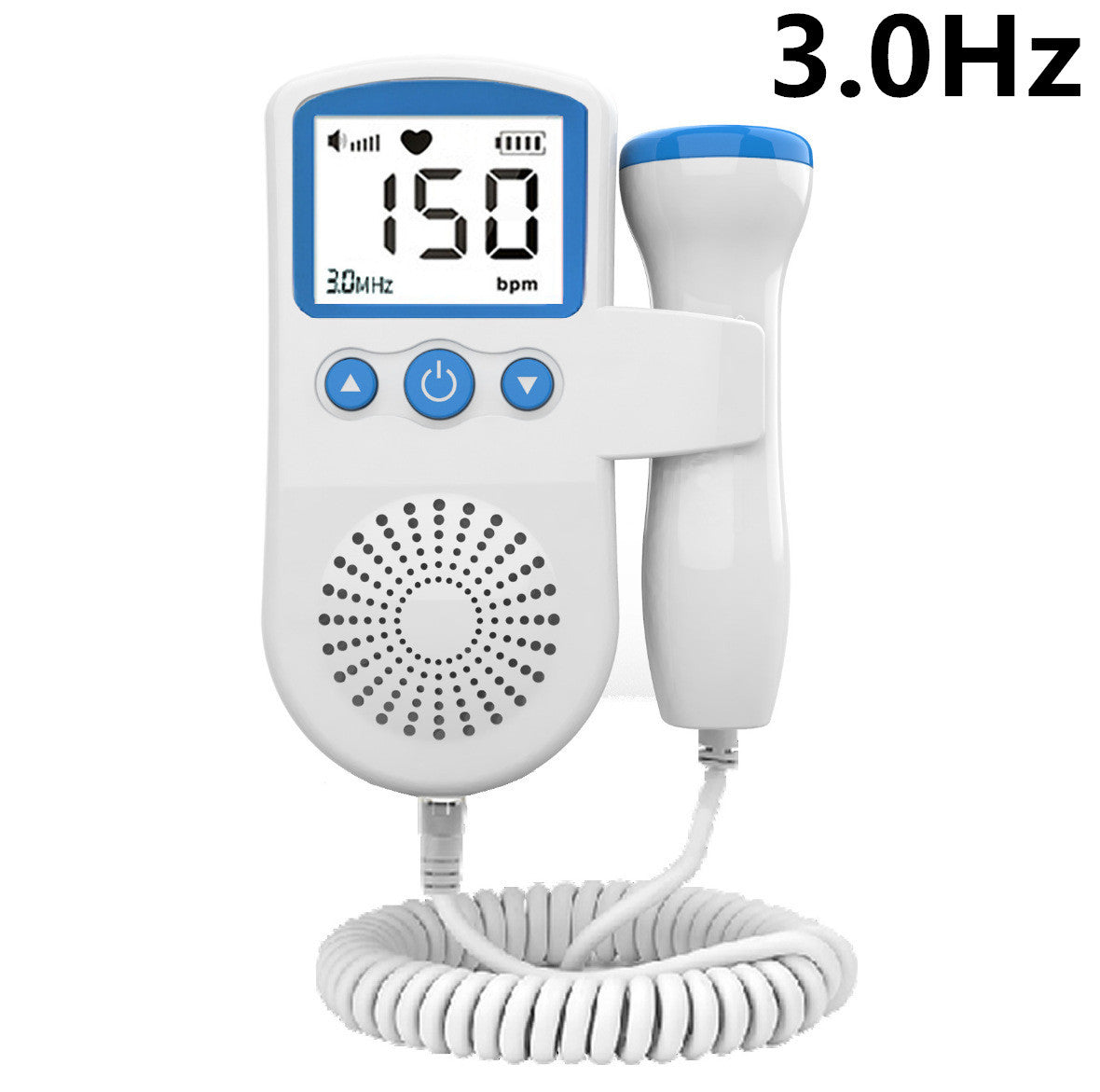 Moniteur de Rythme Cardiaque Fœtal – Détecteur de Battements de Cœur pour Bébé – Utilisation à Domicile pendant la Grossesse