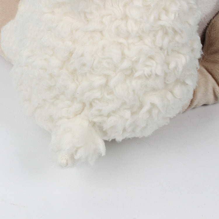 Agneau blanc avec couverture – Jouet pour bébé