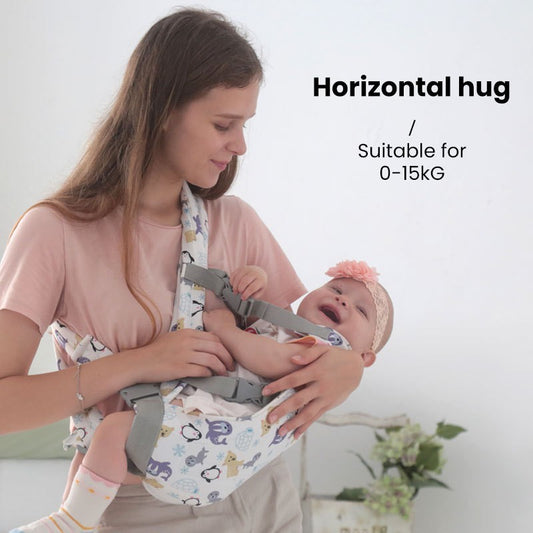 Porte-bébé Multifonction Simple – Siège de Hanche avec Bretelles – Porte-Bébé Avant et Dorsal