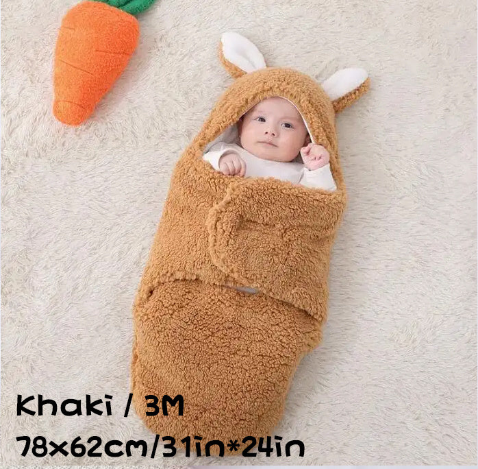 Sac de Couchage Bébé Ultra Doux – Couverture Nid d’Ange en Polaire Molletonnée