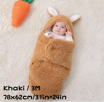 Sac de Couchage Bébé Ultra Doux – Couverture Nid d’Ange en Polaire Molletonnée