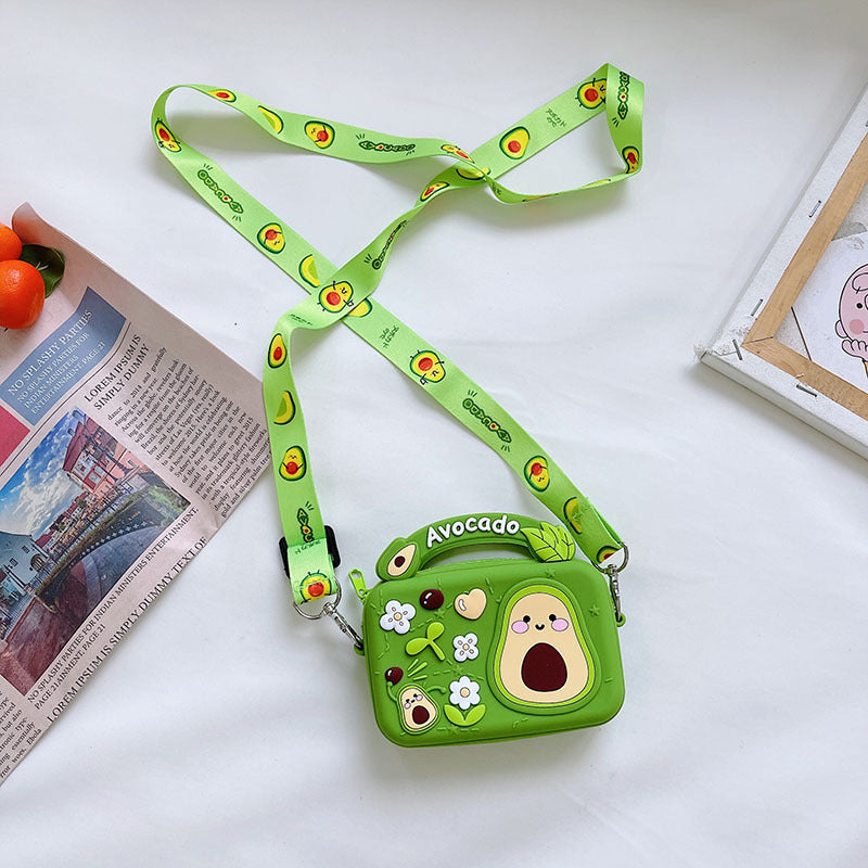 Sac à Bandoulière Portable pour Enfants – Forme Donut en Silicone, Idéal pour les Accessoires