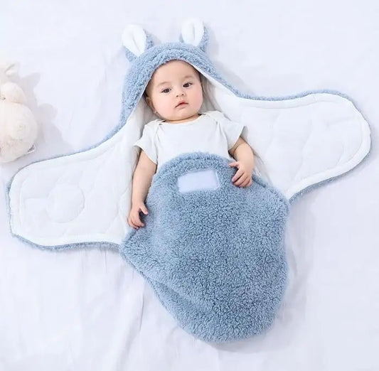 Sac de Couchage Bébé Ultra Doux – Couverture Nid d’Ange en Polaire Molletonnée