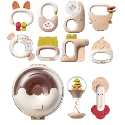 Coffret cadeau de gel dentaire pour bébé – Ensemble de gel doux avec jouets